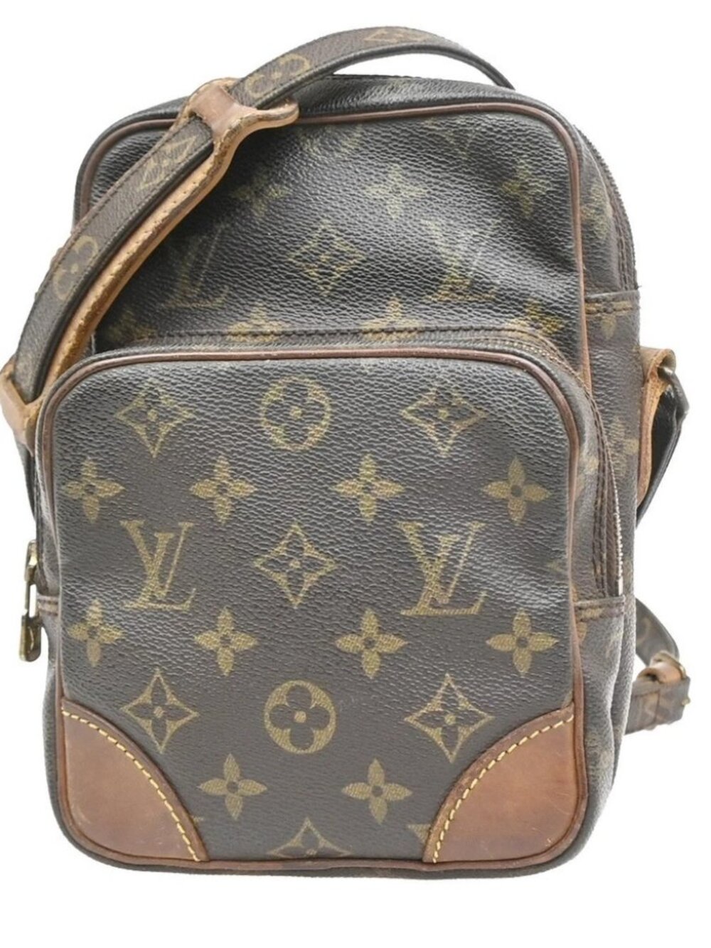 LOUIS VUITTON Amazon Crossbody Shoulder Bag Monogram Leather BN M45236 67KE137
